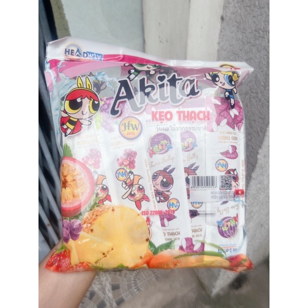 Kẹo thạch zaizai Akita (Bịch 800G đến 25 thanh dài)