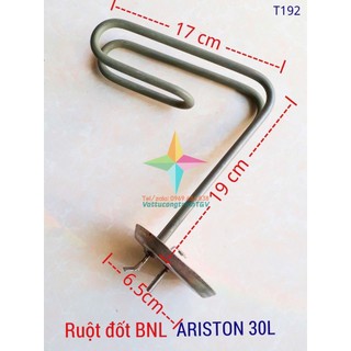 Ruột đốt Bình Nóng Lạnh ARISTON 30L bát phẳng bầu dục 6.5cm x 19cm+17cm