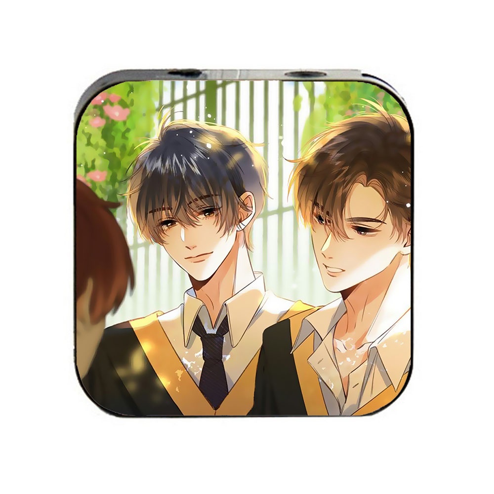 Máy nghe nhạc mp3 IN HÌNH VỤNG TRỘM KHÔNG THỂ GIẤU manhua anime chibi tặng kèm tai nghe có mic