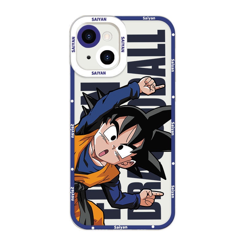 Ốp Điện Thoại Họa Tiết Hoạt Hình Dragon Ball Cho iPhone 14 Pro Max 13 12 Mini 11 XS XR X 8 7 Plus 6S 6 SE