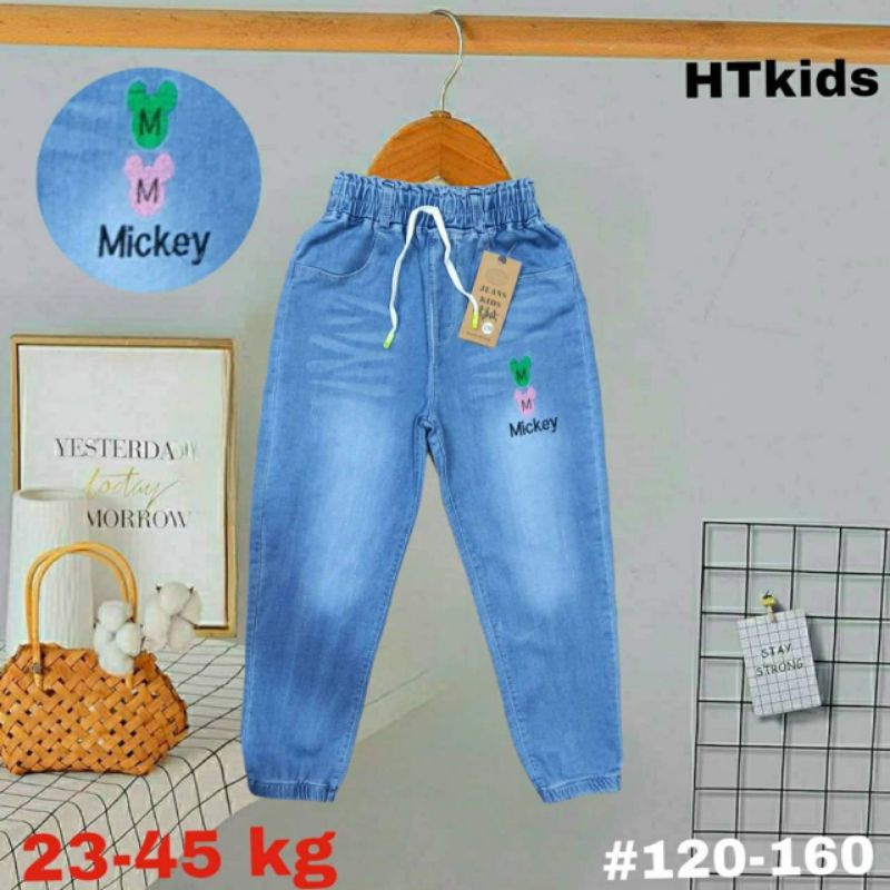 Quần jeans bé gái sz 18-55kg , quần bò dài bé gái chất jeans mềm co giãn