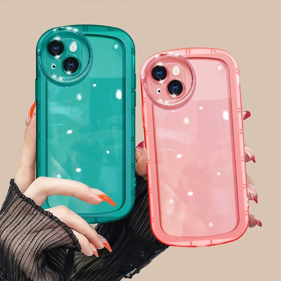Thời Trang Ốp Điện Thoại Silicon Trong Suốt Cho iPhone 13 11 12 14 Pro MAX Mini 6 6s 7 8 Plus 8plus 6splus 7 + 8 + X XR XS MAX 11Pro 12pro 13pro