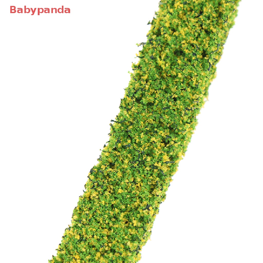 Set 2 Dải Hàng Rào Cỏ Nhân Tạo Màu Xanh Lá Cây Trang Trí Mô Hình DIY