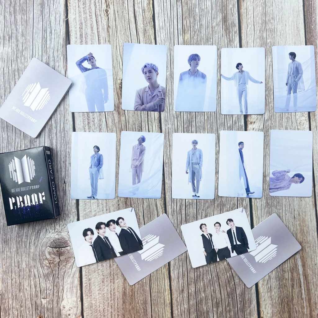 Hộp 55 Thẻ BTS Proof Album Lomo Card Photocard Postcard