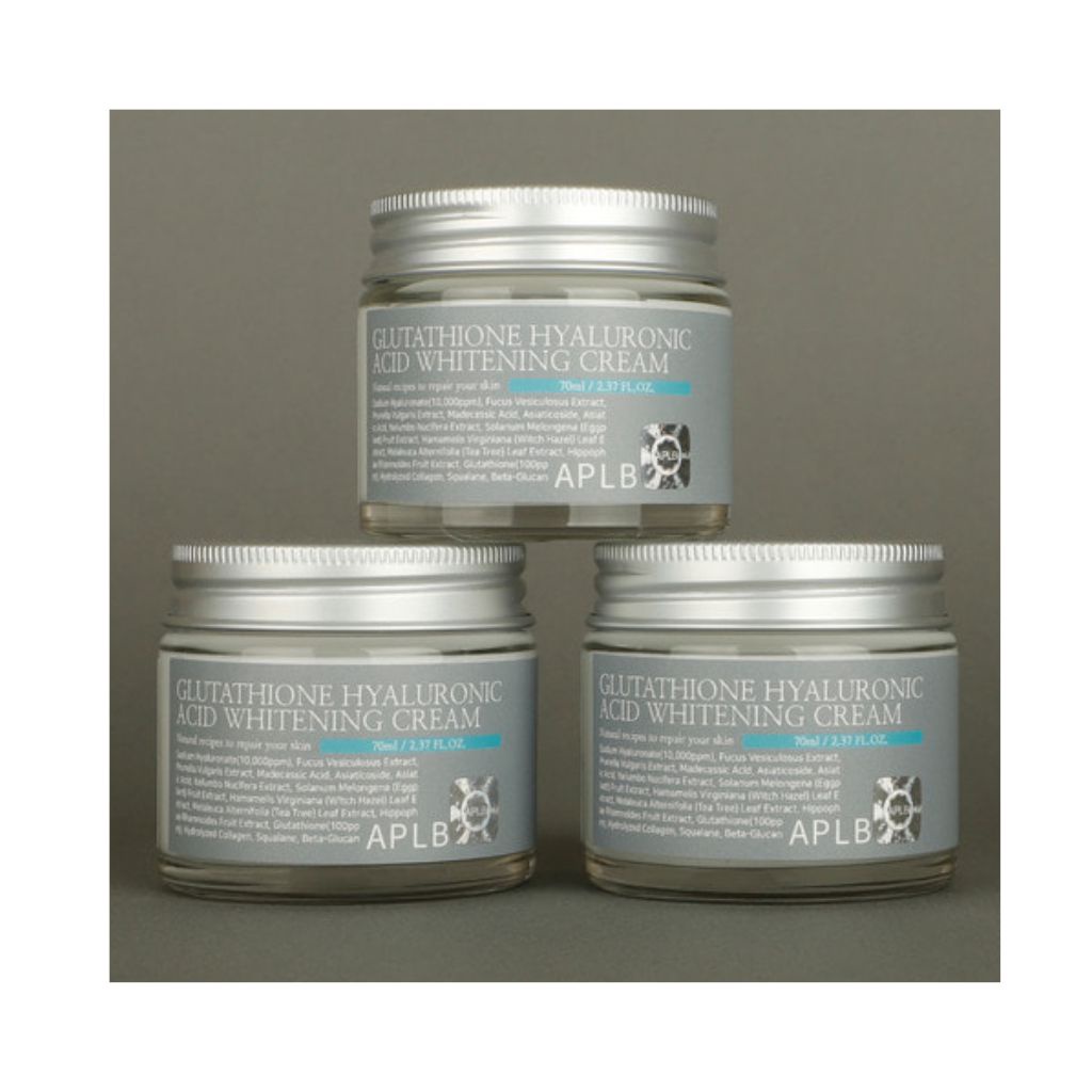 Kem dưỡng ẩm APLB nâng tone trắng da Glutathione Hyaluronic Acid 70ml