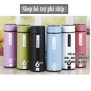 Hỗ trợ Ship- Bình Giữ Nhiệt cho đồ uống dung tích 450ml thủy tinh 2 lớp có thể dùng giữ lạnh hoặc giữ nóng trà túi lọc
