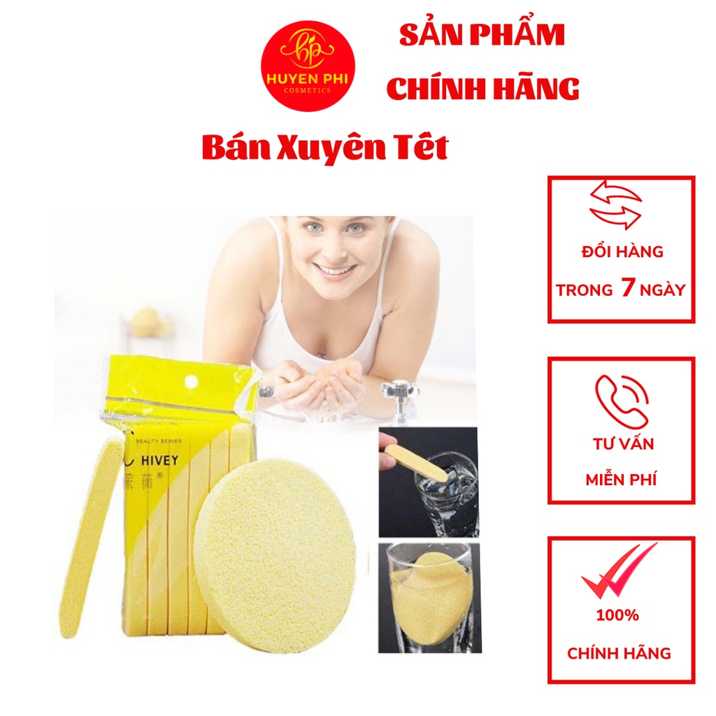 Bông mút rửa mặt Chivey chính hãng  (spa hay dùng)