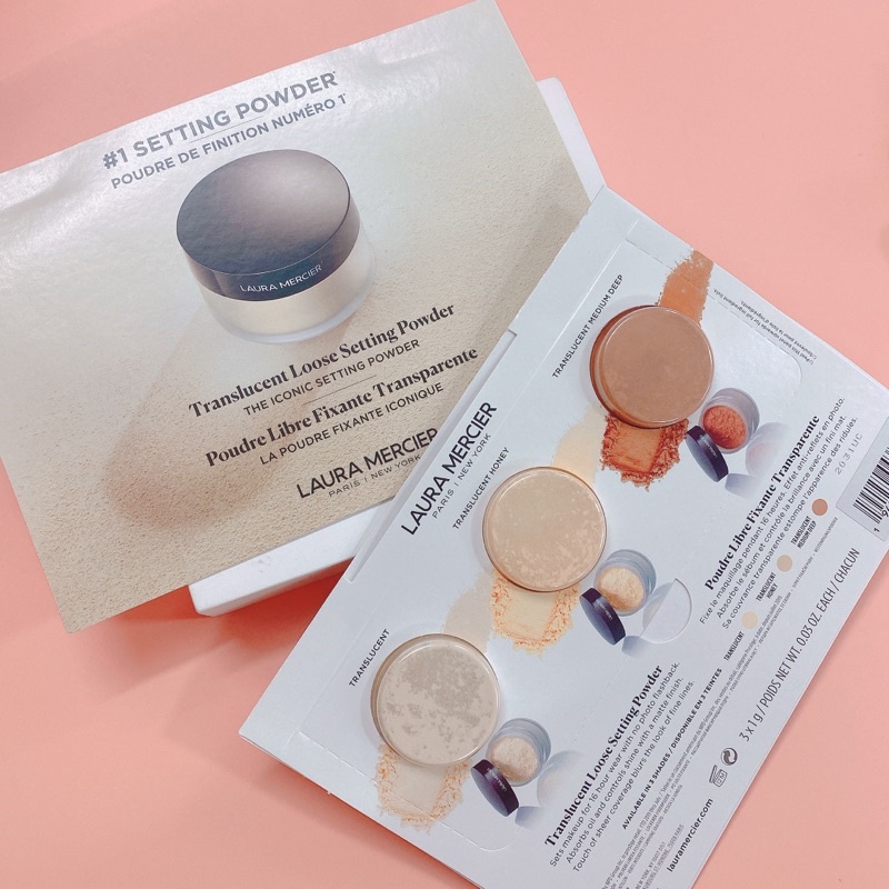 sample phấn phủ Laura Mercier