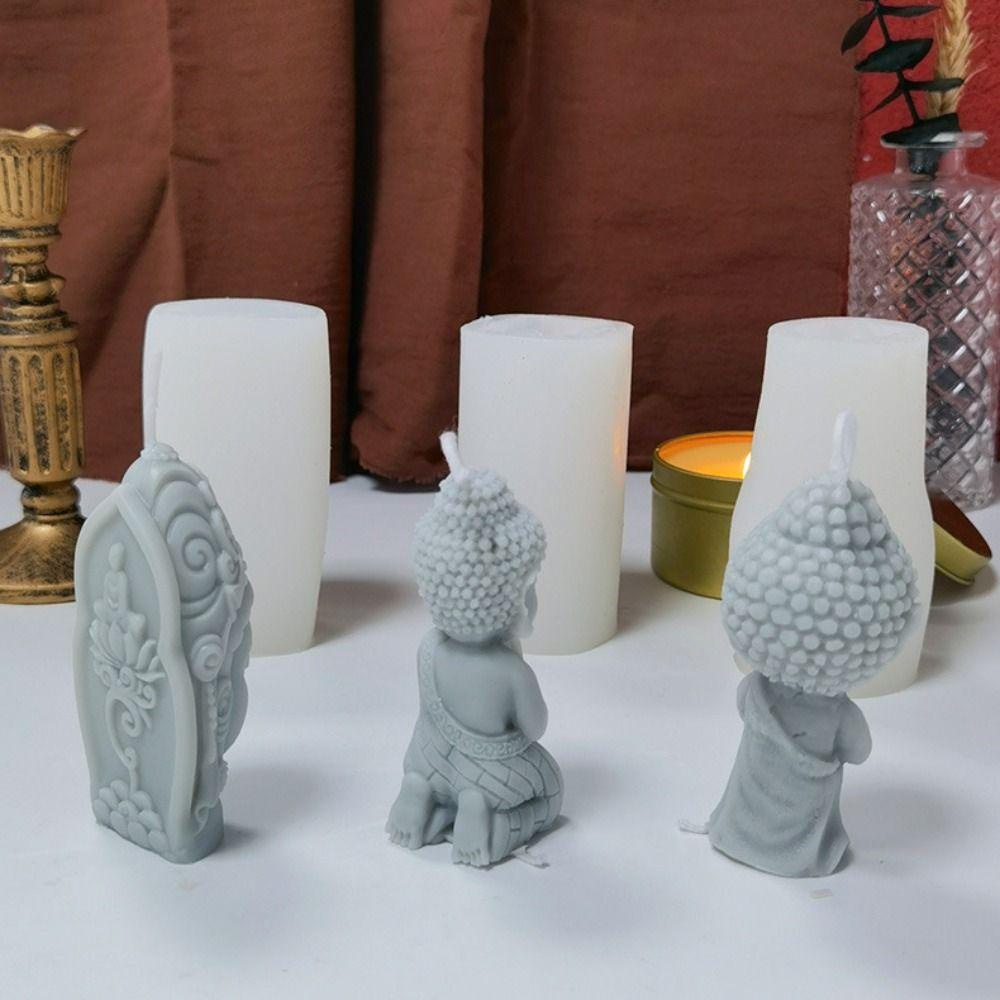 1 Khuôn Làm Nến Hình Vòm 3D Không Mùi Bằng Epoxy Gypsum Avalokitesvara