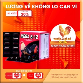 COMBO 4 VỈ B12 - MEGA cho gà đá VỈ 10 viên