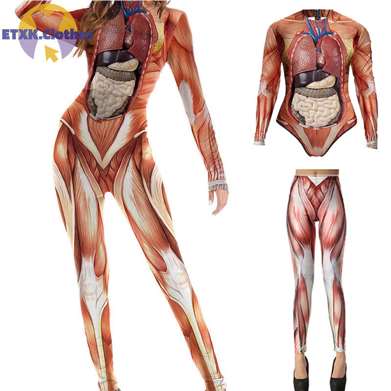 Bộ Đồ Bơi Hóa Trang Nhân Vật Bộ Xương Người Lạ Mắt Cho Nữ