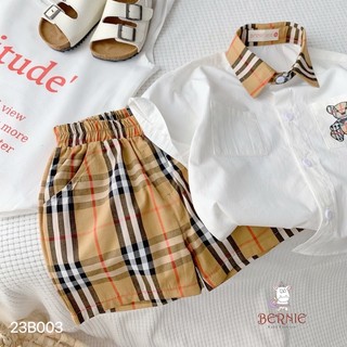 set áo sơ mi hoạ tiết BBr