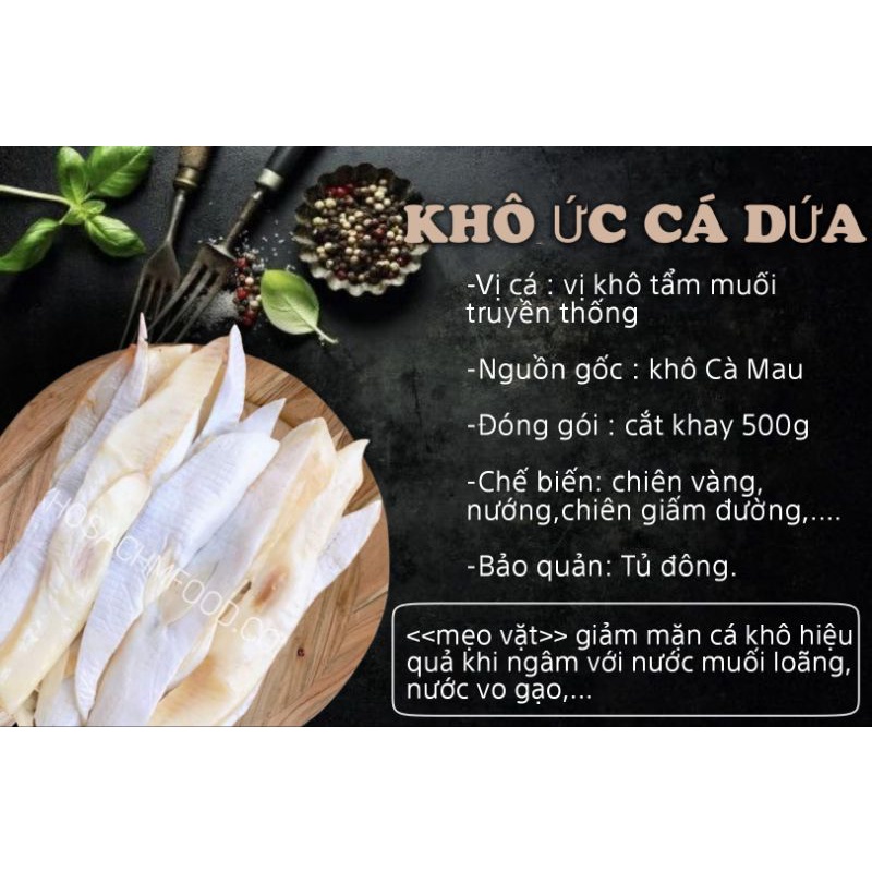 Ức cá dứa khô 500gr-1kg