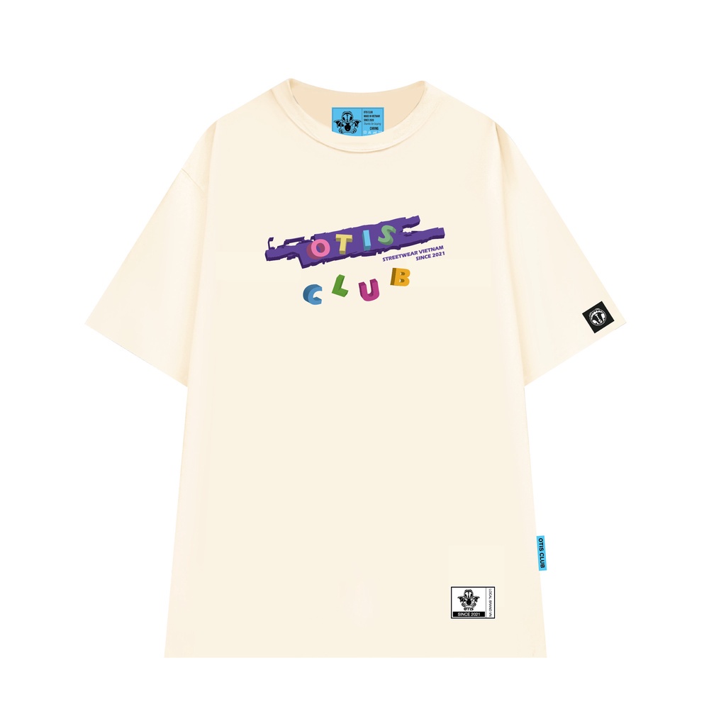 ÁO THUN Local Brand OTIS CLUB- Phong cách unisex form rộng tay ngắn -V388
