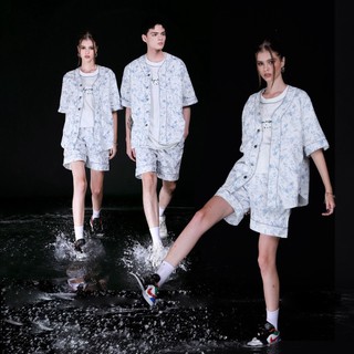 Ohnil | set áo quần shorts baseball set unisex - ohnil