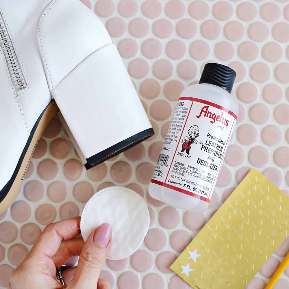 Dung dịch tẩy màu trước khi repaint, custom giày túi xách Angelus Preparer