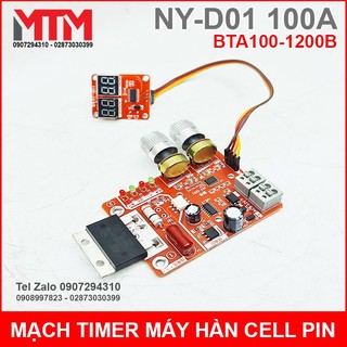 Mạch timer hàn cell pin chuyên nghiệp NY-D01 100A