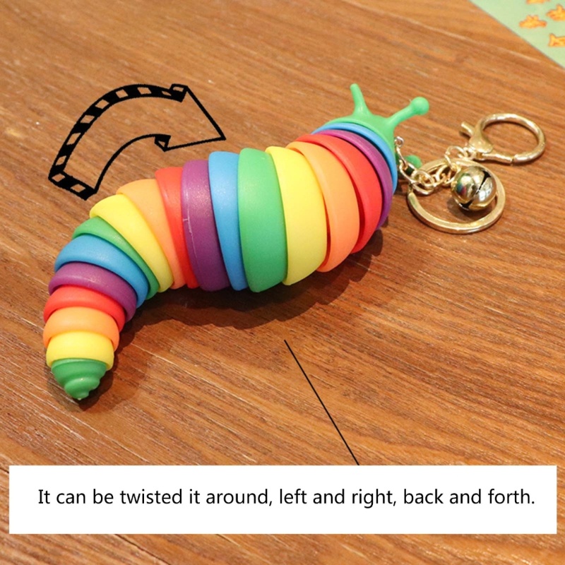 Đồ Chơi Bóp Giảm Căng Thẳng Hình Cầu Vồng Dễ Thương