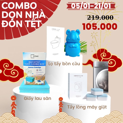 Viên Tẩy Lồng Máy Giặt Nhật Bản HOMI HG01 Thế Hệ Mới,Vệ Sinh Máy Giặt Khỏi Cặn Bẩn Và Khử Mùi Hiệu Quả