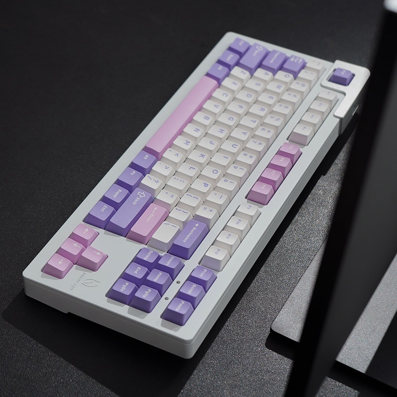 Bàn Phím 171 Phím Màu Trắng PBT Cho Bàn Phím Cơ 68 980 75 87