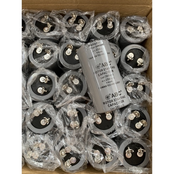 TỤ CAPA ĐỀ NHỰA ABC 250V 200MF 300MF 400MF 600MF 800MF 1000MF 1200MF