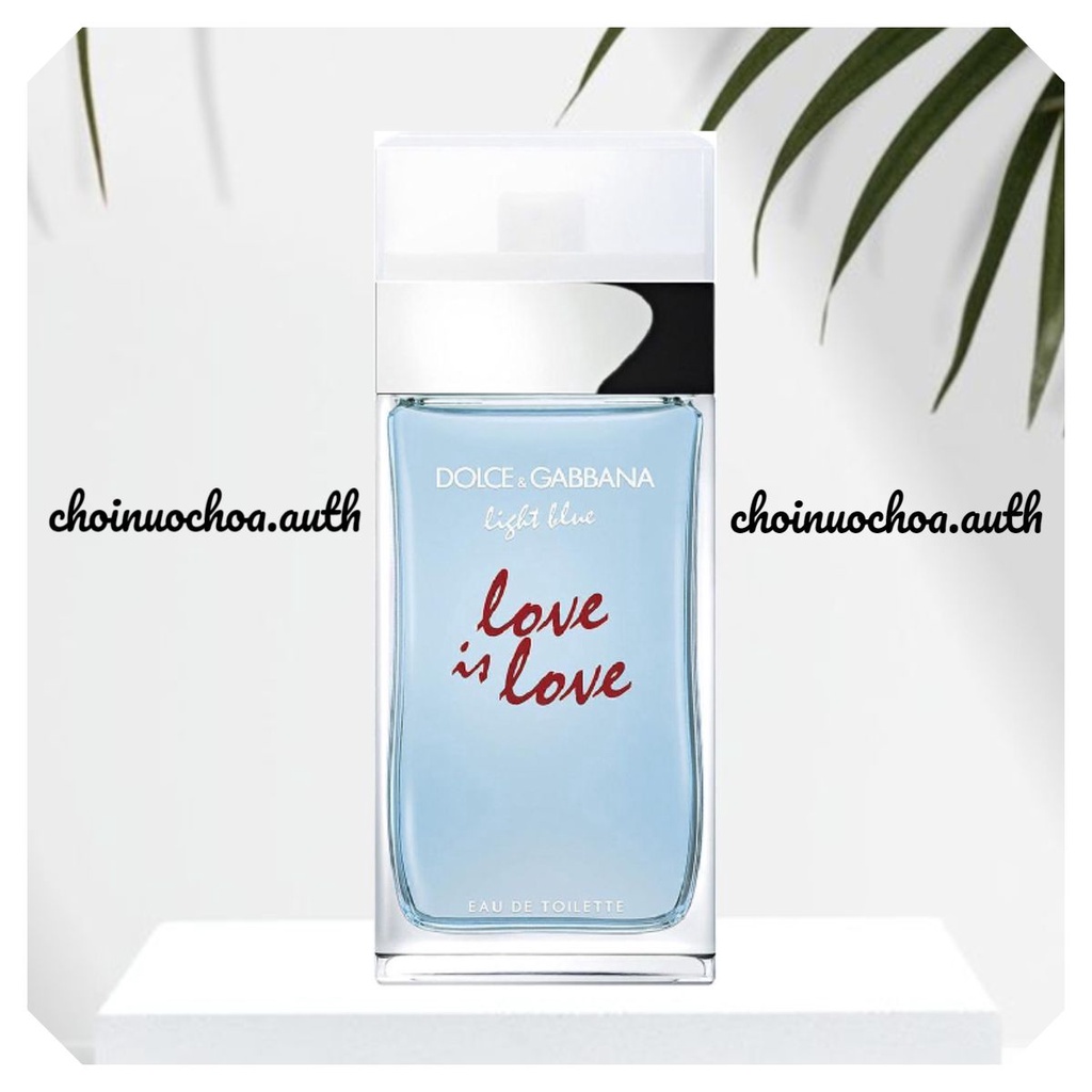 D&G - Light Blue Love Is Love Pour Femme - Nước hoa lạ - Tester - 10ml - ᴄʜᴏɪɴᴜᴏᴄʜᴏᴀ.ᴀᴜᴛʜ ©