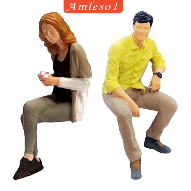 1/64 Quy Mô Vẽ Hình Nhựa Người Tí Hon Đồ Chơi Mô Hình Nhân Vật Nhựa Vẽ Tay Mô Hình Thu Nhỏ Nhân Vật Ga Bố Trí Chiếc Lược Ngà