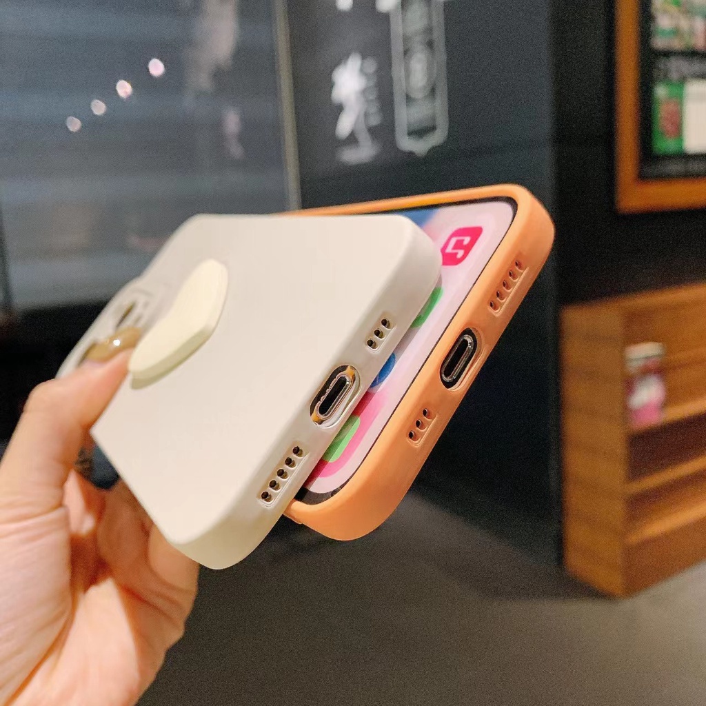 Ốp Lưng Điện Thoại Hình Trái Tim 3D Hàn Quốc Cho VIVO Y36 Y02T Y27