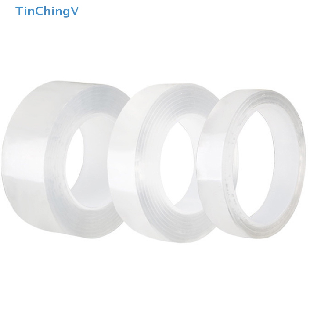 Băng Keo Hai Mặt Nano Trong Suốt Chống Nước 1 / 2 / 3 / 5M