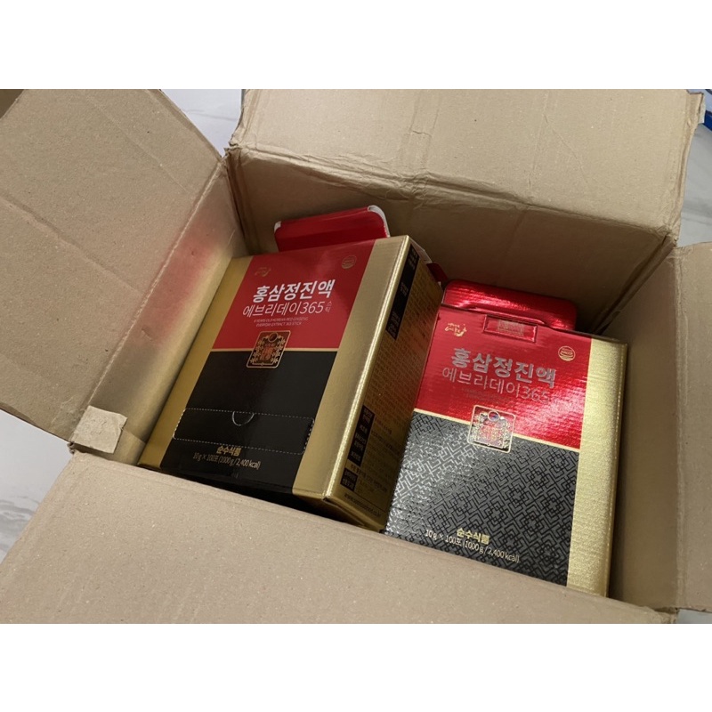 Nước hồng sâm 6 năm Hàn Quốc. Set hồng sâm 100 gói Hàn Quốc. 홍삼 진액 100포