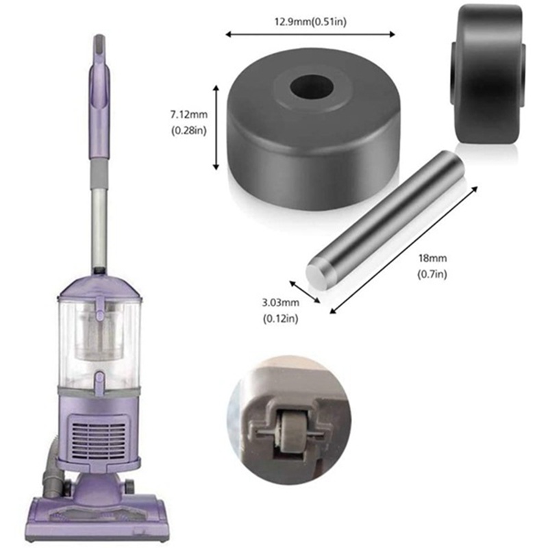 Set 2 Bánh Xe Thay Thế Cho Máy Hút Bụi Shark NV350 NV352 NV355 NV356E NV500 NV501