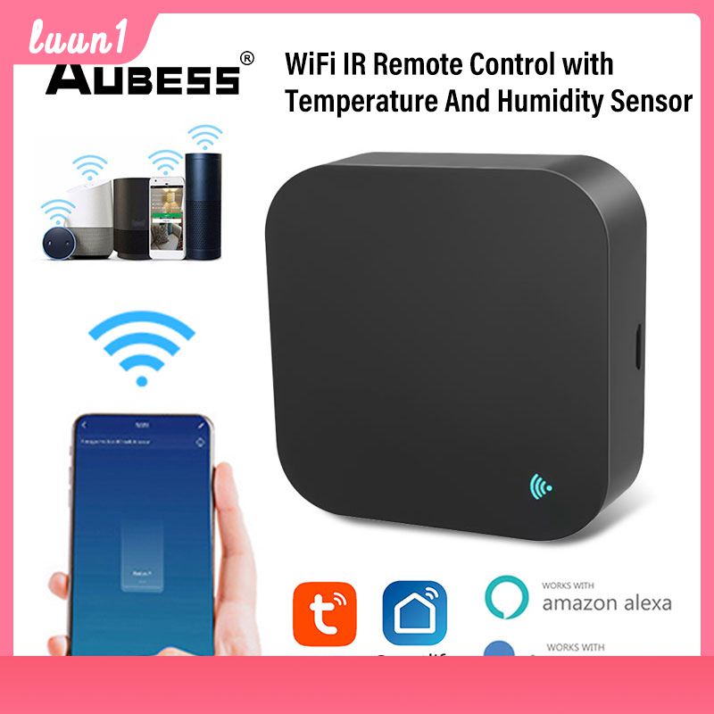Còn Hàng Tuya/Smart Life App Bộ Điều Khiển Từ Xa Wifi-Ir Không Dây Thông Minh Giám Sát Nhiệt Độ Và Độ Ẩm Hoạt Động Với Alexa, Google Cod