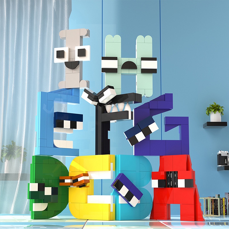 26Pcs Alphabet Lore Mô hình