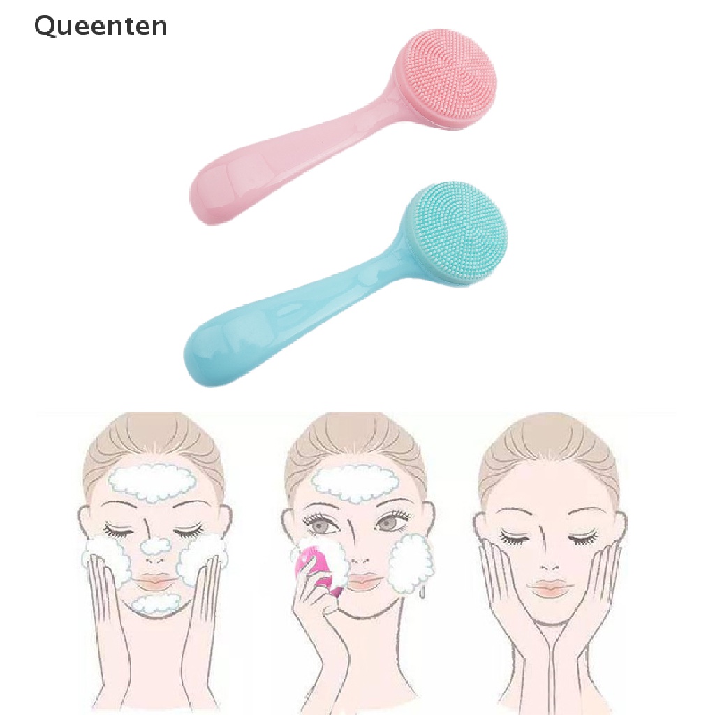 Cọ Rửa Mặt Bằng Silicon Mềm Mát Xa Loại Bỏ Mụn Đầu Đen