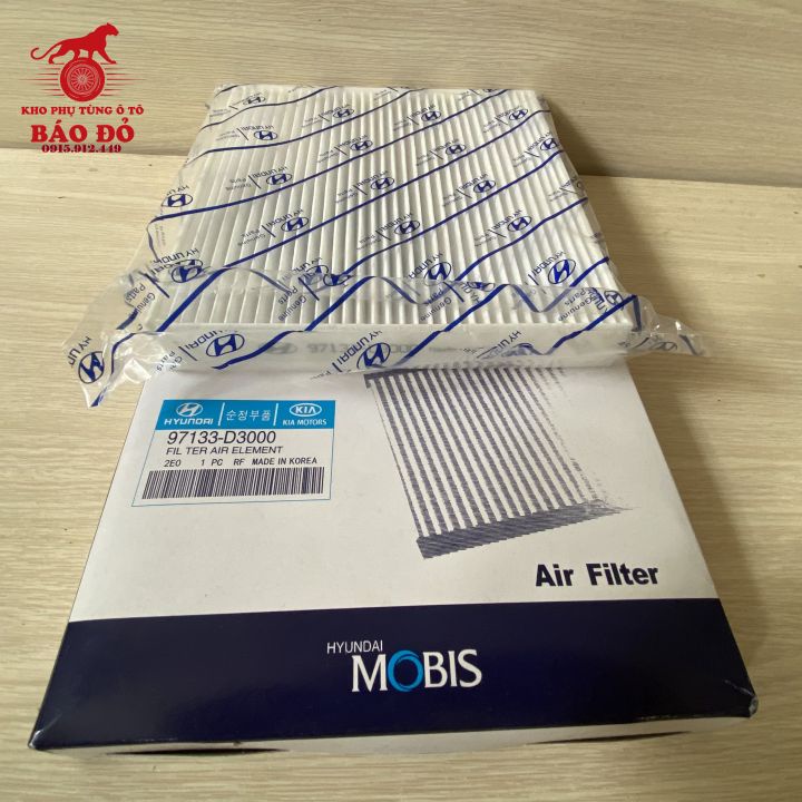 Lọc Gió Điều Hoà Hyundai Accent, Kona, Tucson, Kia Rio, Sonet  Sportage