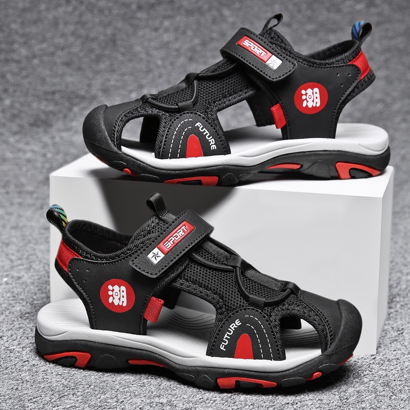 Xăng đan Siêu Nhẹ Thoáng Khí Chống Trượt Thời Trang Đi Biển Cho Bé Trai Và Gái