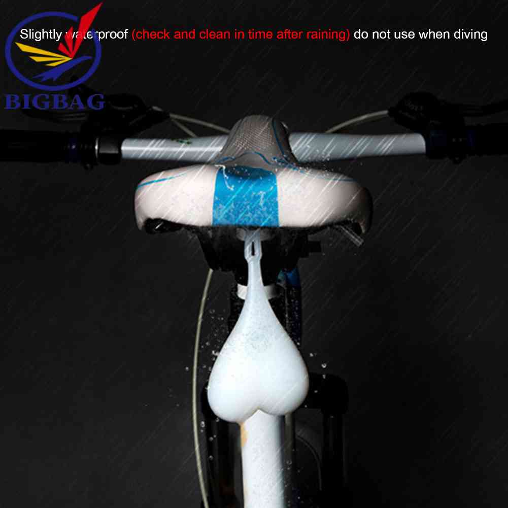 Đèn LED Hình Quả Trứng Bằng Silicone Gắn Đuôi Xe Đạp