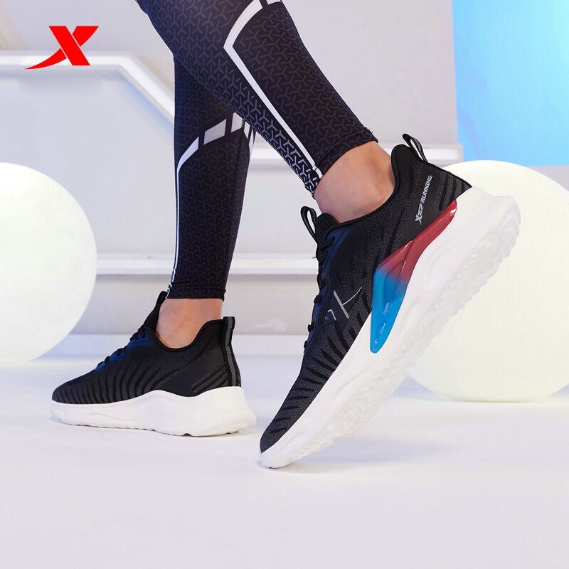 Giày chạy bộ Xtep hấp thụ sốc chống mòn thoải mái hợp thời trang cho nam
