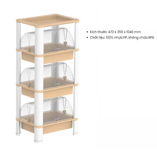 (Q.5) Kệ chén nắp Đại Đồng Tiến (4 tầng)