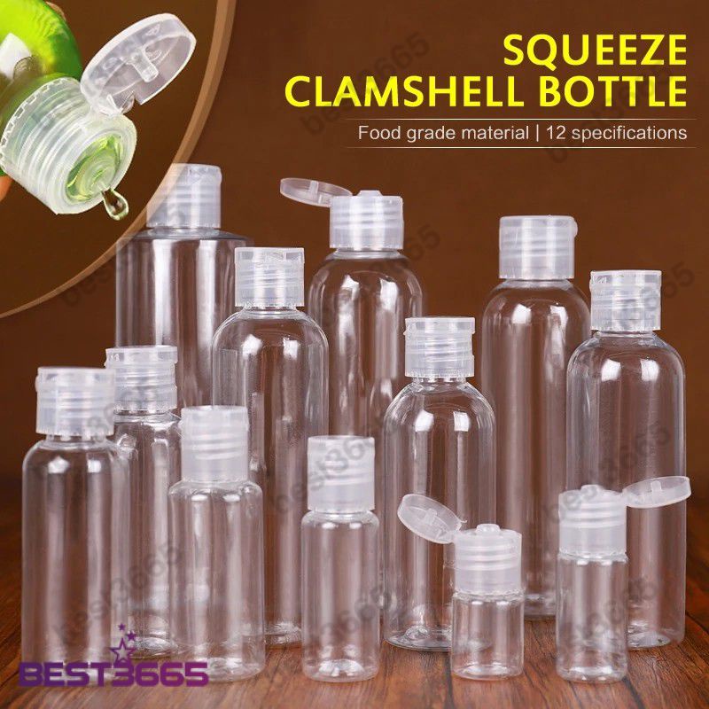 Chai Rỗng PET Bình Phun Nước Hoa Du Lịch Cầm Tay Chai Nhựa Trong Suốt Phễu Nhỏ 5ML/10ML/15ML/30ML/50ML/100ML • Best3665
