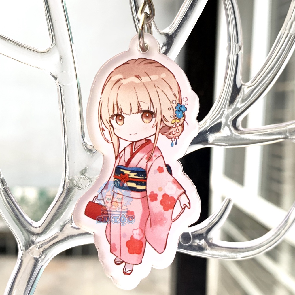 Móc Khóa Mica In 2 Mặt Sắc Nét Nhân vật Mahiru Anime Manga Thiên Sứ Nhà Bên – Phụ Kiện Anime By 2D Tộc Shop