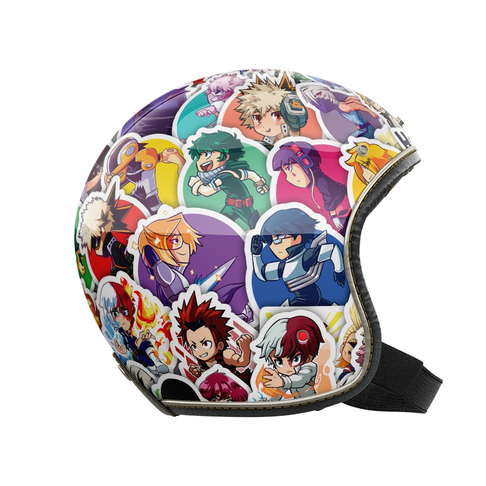 Set 50 cái Sticker My Hero Academia, Hình Dán Học viện anh hùng chống nước, Sticker Boku No Hero Academia