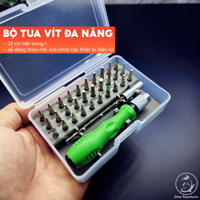 Bộ Tua Vít Mini Đa Năng 32 in 1 | Tuốt Nơ Vít Đa Năng 32 Chi Tiết