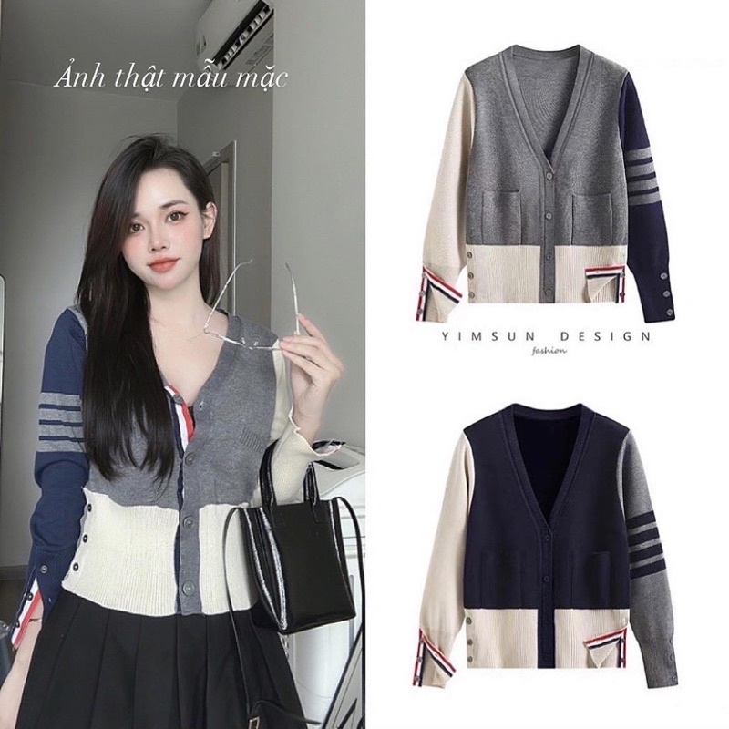 Áo khoác cardigan Thom ( Ảnh thật 1000% )