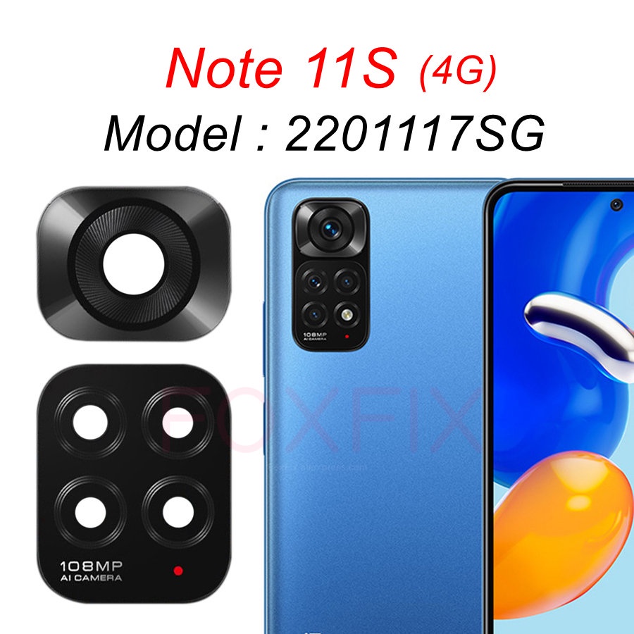 Ống Kính camera Sau Thay Thế Cho xiaomi redmi note 11 pro 5g note 7 8 8t 9 9s 10 10s 10t 11s 11t 12 pro plus