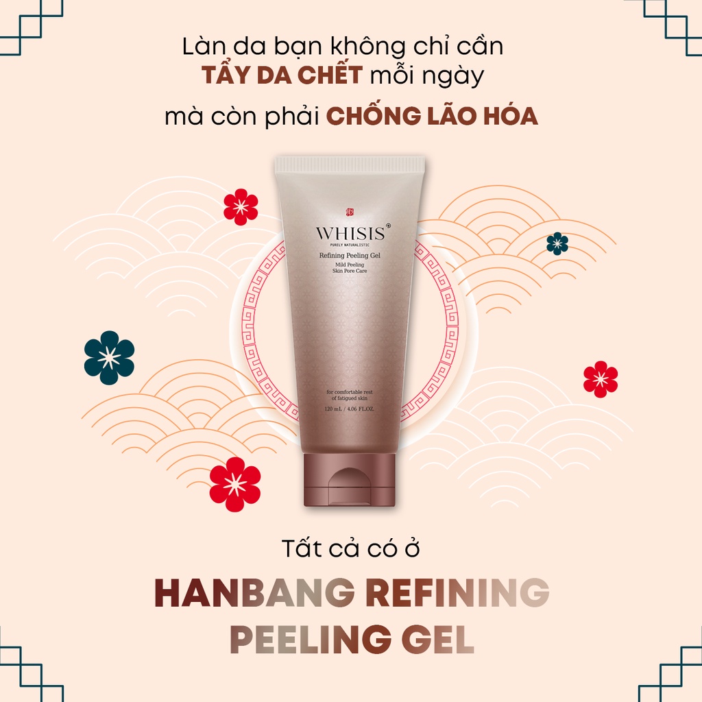 Combo 2 Gel Tẩy Da Chết Nguyên Liệu Đông Y WHISIS Giảm Nám Và Sạm Da Cho Da Xỉn Màu, Thâm Sạm 120ml