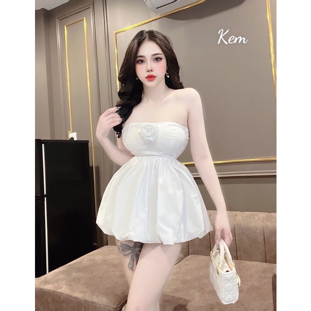 Sét váy quây đính hoa