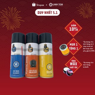Combo bảo dưỡng sên, vệ sinh sên, dưỡng sên, dưỡng nhám nhựa Sprayking