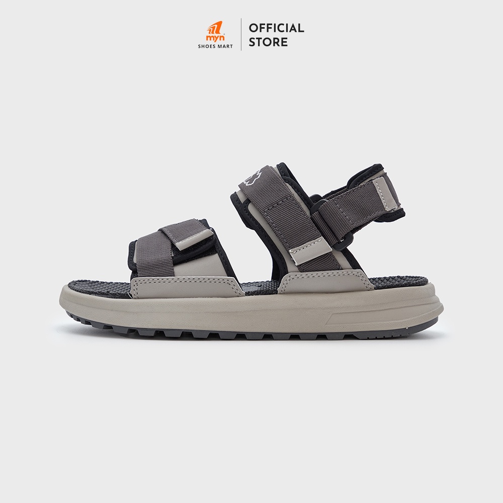 Sandal Unisex ZX 2822 All Grey nam nữ đế EVA Phylon 2 quai bản to phối chéo có đệm chống trơn