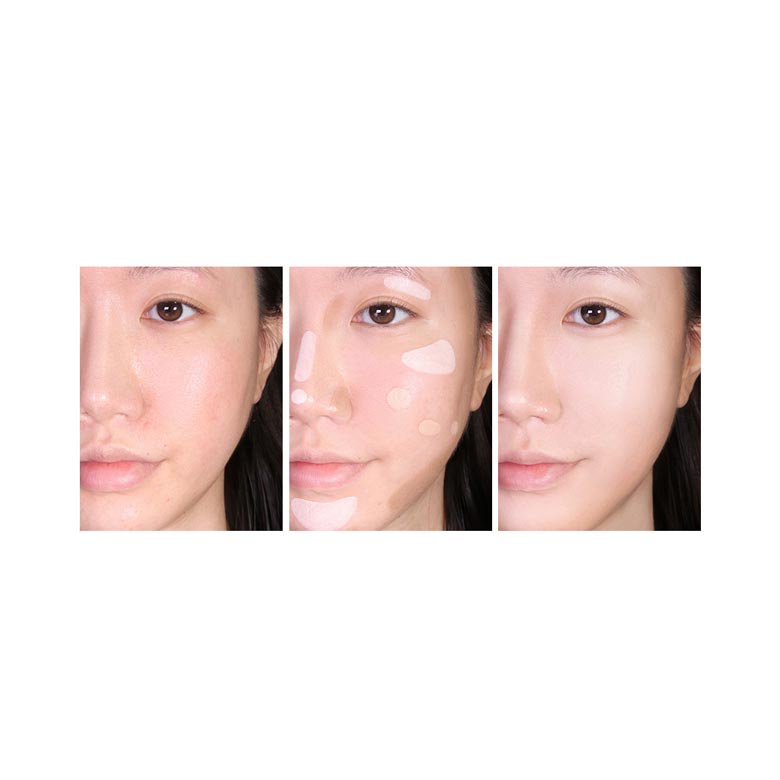 Kem che khuyết điểm The Saem Cover Perfection Triple Pot Concealer 4.5g